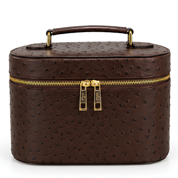 Ostrich Vanity Case - Clove PIQUÉ CASES