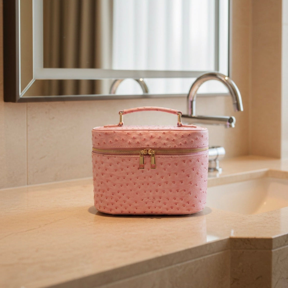 Ostrich Vanity Case PIQUÉ CASES
